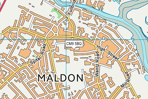 CM9 5BQ map - OS VectorMap District (Ordnance Survey) CM9 5BQ map - OS VectorMap District (Ordnance Survey)