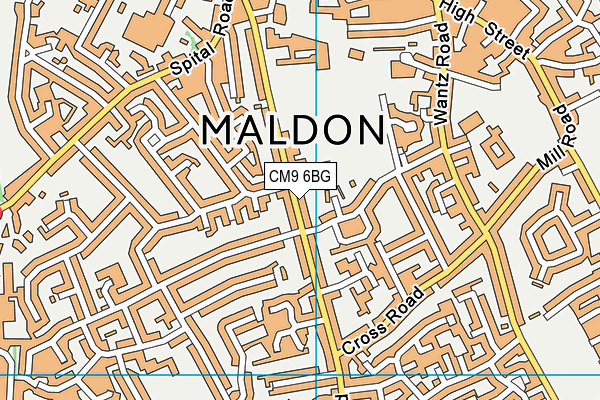 CM9 6BG map - OS VectorMap District (Ordnance Survey) CM9 6BG map - OS VectorMap District (Ordnance Survey)