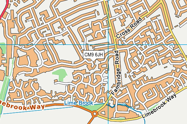 CM9 6JH map - OS VectorMap District (Ordnance Survey) CM9 6JH map - OS VectorMap District (Ordnance Survey)