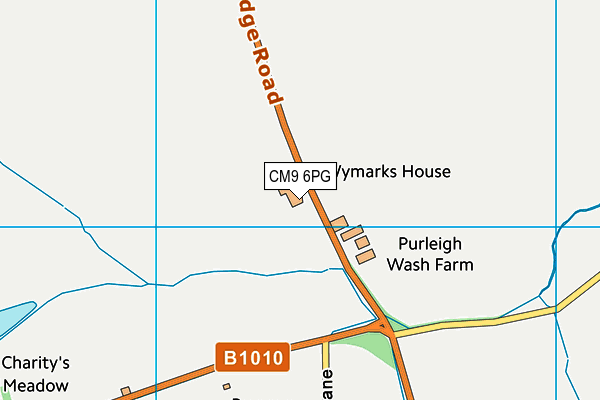CM9 6PG map - OS VectorMap District (Ordnance Survey) CM9 6PG map - OS VectorMap District (Ordnance Survey)