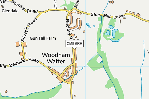 CM9 6RE map - OS VectorMap District (Ordnance Survey) CM9 6RE map - OS VectorMap District (Ordnance Survey)