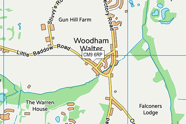 CM9 6RP map - OS VectorMap District (Ordnance Survey) CM9 6RP map - OS VectorMap District (Ordnance Survey)