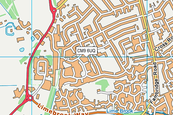 CM9 6UQ map - OS VectorMap District (Ordnance Survey) CM9 6UQ map - OS VectorMap District (Ordnance Survey)