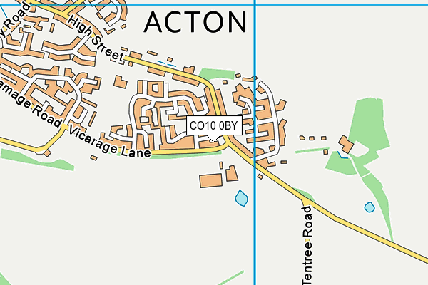 CO10 0BY map - OS VectorMap District (Ordnance Survey) CO10 0BY map - OS VectorMap District (Ordnance Survey)
