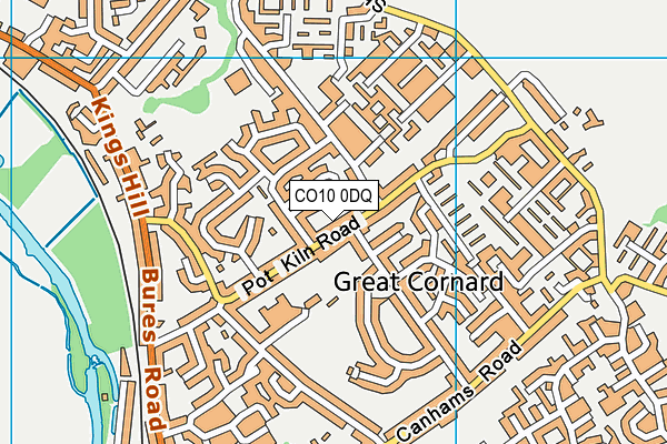 CO10 0DQ map - OS VectorMap District (Ordnance Survey) CO10 0DQ map - OS VectorMap District (Ordnance Survey)