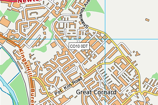 CO10 0DT map - OS VectorMap District (Ordnance Survey) CO10 0DT map - OS VectorMap District (Ordnance Survey)