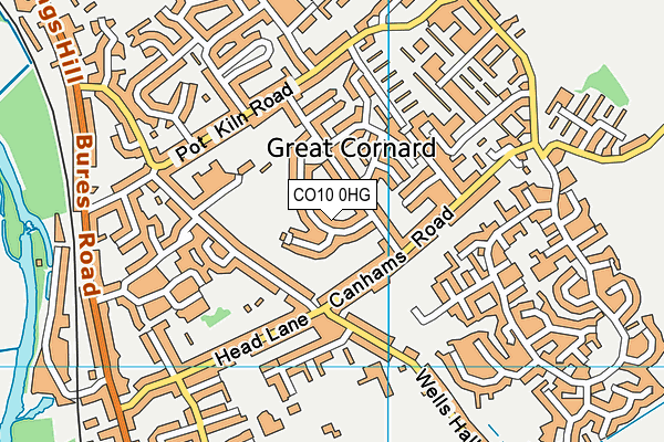 CO10 0HG map - OS VectorMap District (Ordnance Survey) CO10 0HG map - OS VectorMap District (Ordnance Survey)