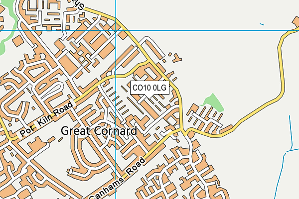 CO10 0LG map - OS VectorMap District (Ordnance Survey) CO10 0LG map - OS VectorMap District (Ordnance Survey)
