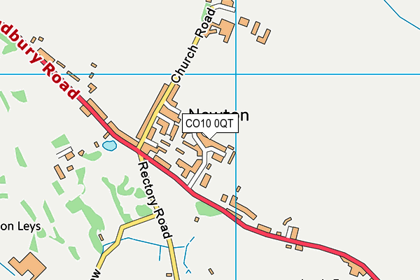 CO10 0QT map - OS VectorMap District (Ordnance Survey) CO10 0QT map - OS VectorMap District (Ordnance Survey)