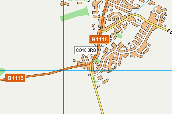 CO10 0RQ map - OS VectorMap District (Ordnance Survey) CO10 0RQ map - OS VectorMap District (Ordnance Survey)