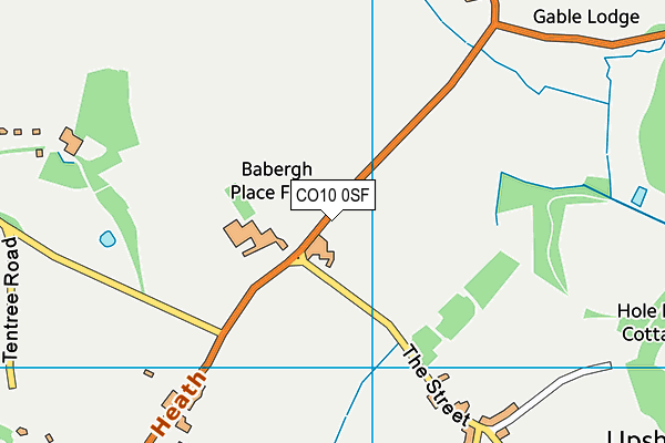 CO10 0SF map - OS VectorMap District (Ordnance Survey) CO10 0SF map - OS VectorMap District (Ordnance Survey)