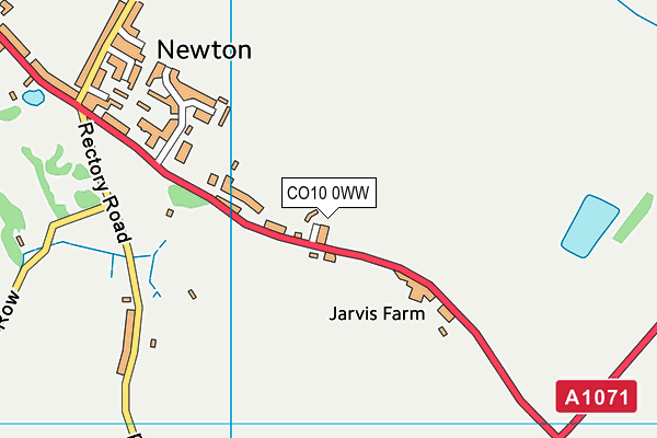 CO10 0WW map - OS VectorMap District (Ordnance Survey) CO10 0WW map - OS VectorMap District (Ordnance Survey)