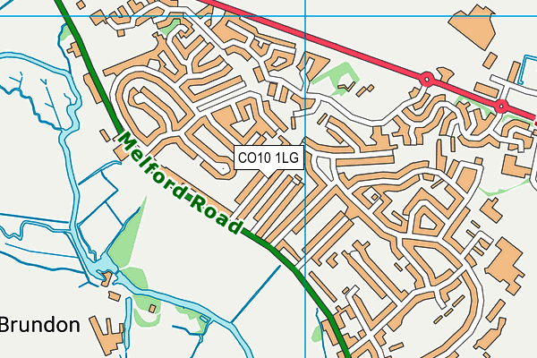 CO10 1LG map - OS VectorMap District (Ordnance Survey) CO10 1LG map - OS VectorMap District (Ordnance Survey)