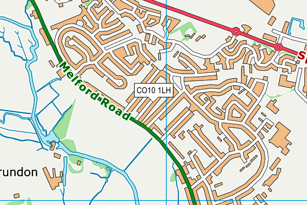 CO10 1LH map - OS VectorMap District (Ordnance Survey) CO10 1LH map - OS VectorMap District (Ordnance Survey)