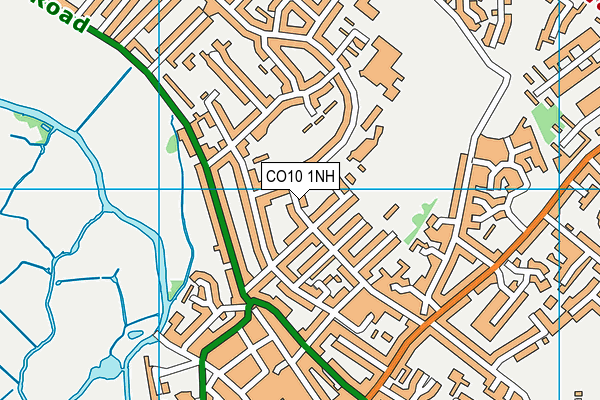 CO10 1NH map - OS VectorMap District (Ordnance Survey) CO10 1NH map - OS VectorMap District (Ordnance Survey)