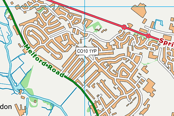 CO10 1YP map - OS VectorMap District (Ordnance Survey) CO10 1YP map - OS VectorMap District (Ordnance Survey)