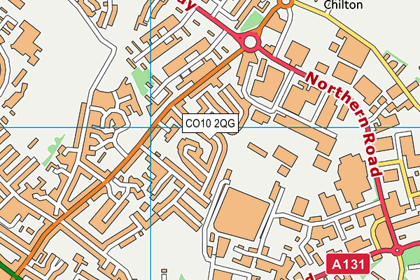 CO10 2QG map - OS VectorMap District (Ordnance Survey) CO10 2QG map - OS VectorMap District (Ordnance Survey)