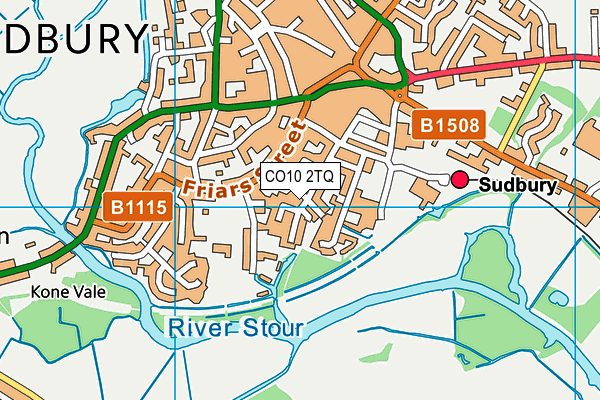 CO10 2TQ map - OS VectorMap District (Ordnance Survey) CO10 2TQ map - OS VectorMap District (Ordnance Survey)