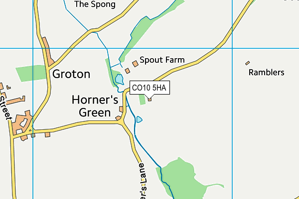 CO10 5HA map - OS VectorMap District (Ordnance Survey) CO10 5HA map - OS VectorMap District (Ordnance Survey)