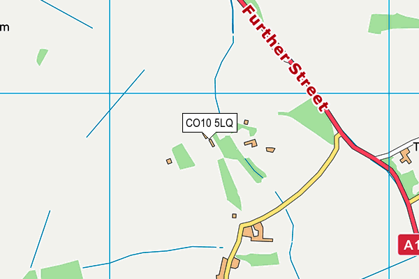 CO10 5LQ map - OS VectorMap District (Ordnance Survey) CO10 5LQ map - OS VectorMap District (Ordnance Survey)