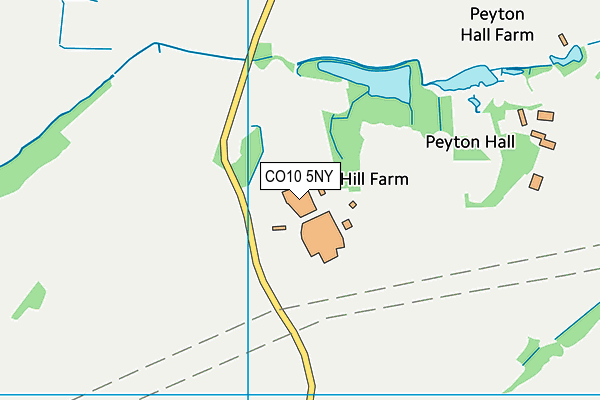 CO10 5NY map - OS VectorMap District (Ordnance Survey) CO10 5NY map - OS VectorMap District (Ordnance Survey)