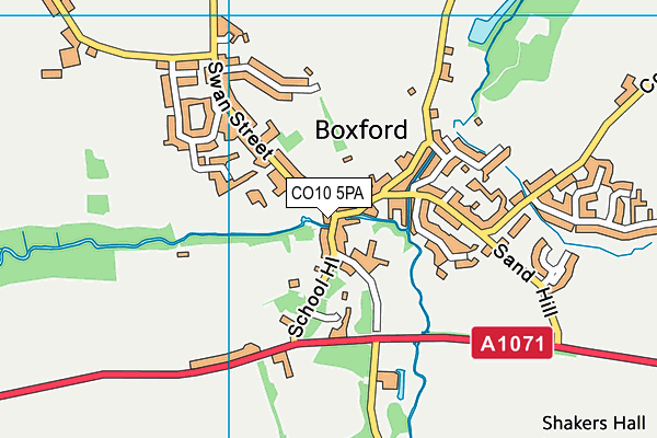 CO10 5PA map - OS VectorMap District (Ordnance Survey) CO10 5PA map - OS VectorMap District (Ordnance Survey)