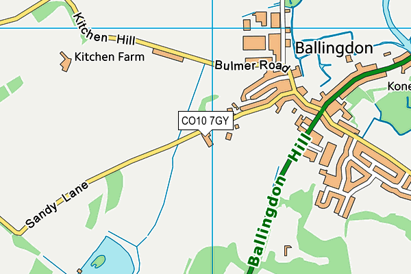 CO10 7GY map - OS VectorMap District (Ordnance Survey) CO10 7GY map - OS VectorMap District (Ordnance Survey)