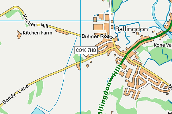 CO10 7HQ map - OS VectorMap District (Ordnance Survey) CO10 7HQ map - OS VectorMap District (Ordnance Survey)