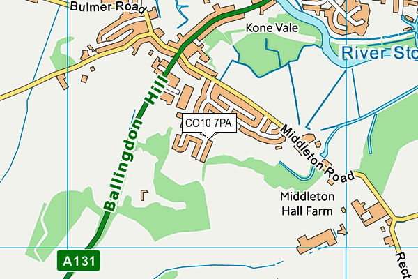 CO10 7PA map - OS VectorMap District (Ordnance Survey) CO10 7PA map - OS VectorMap District (Ordnance Survey)