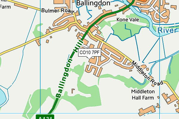 CO10 7PF map - OS VectorMap District (Ordnance Survey) CO10 7PF map - OS VectorMap District (Ordnance Survey)