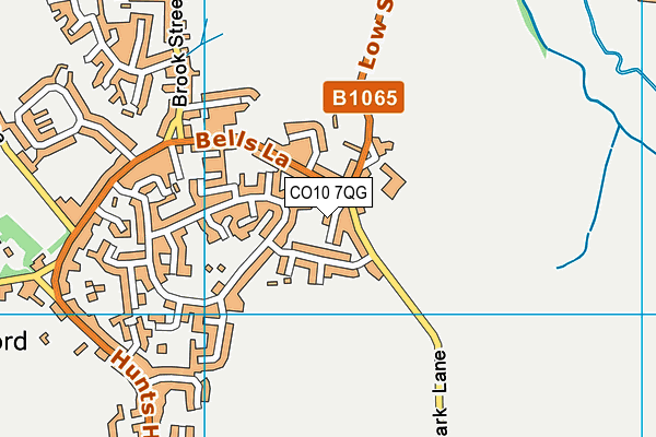 CO10 7QG map - OS VectorMap District (Ordnance Survey) CO10 7QG map - OS VectorMap District (Ordnance Survey)
