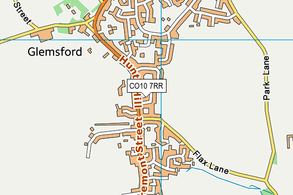 CO10 7RR map - OS VectorMap District (Ordnance Survey) CO10 7RR map - OS VectorMap District (Ordnance Survey)