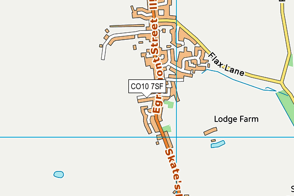 CO10 7SF map - OS VectorMap District (Ordnance Survey) CO10 7SF map - OS VectorMap District (Ordnance Survey)