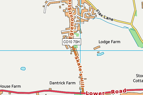 CO10 7SH map - OS VectorMap District (Ordnance Survey) CO10 7SH map - OS VectorMap District (Ordnance Survey)