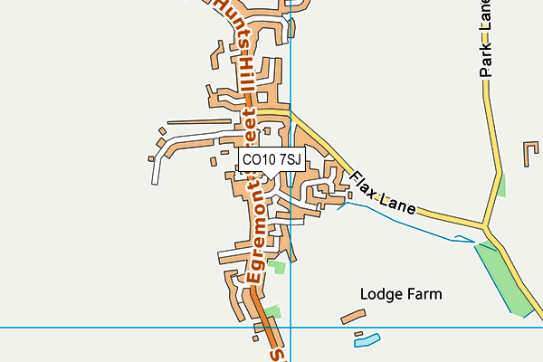 CO10 7SJ map - OS VectorMap District (Ordnance Survey) CO10 7SJ map - OS VectorMap District (Ordnance Survey)