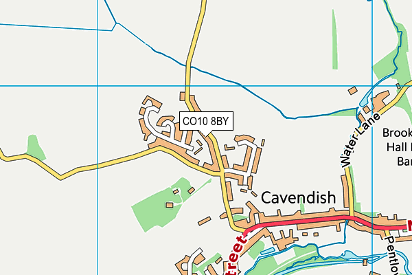 CO10 8BY map - OS VectorMap District (Ordnance Survey) CO10 8BY map - OS VectorMap District (Ordnance Survey)