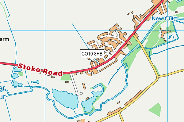 CO10 8HB map - OS VectorMap District (Ordnance Survey) CO10 8HB map - OS VectorMap District (Ordnance Survey)