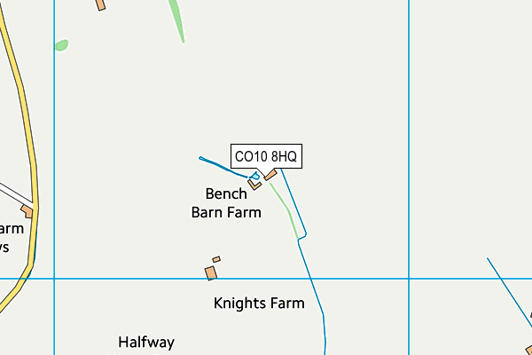 CO10 8HQ map - OS VectorMap District (Ordnance Survey)