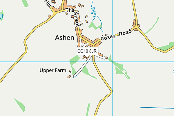 CO10 8JR map - OS VectorMap District (Ordnance Survey) CO10 8JR map - OS VectorMap District (Ordnance Survey)