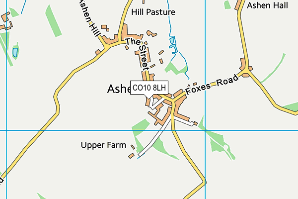 CO10 8LH map - OS VectorMap District (Ordnance Survey) CO10 8LH map - OS VectorMap District (Ordnance Survey)