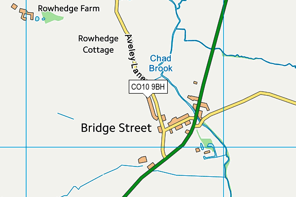 CO10 9BH map - OS VectorMap District (Ordnance Survey) CO10 9BH map - OS VectorMap District (Ordnance Survey)