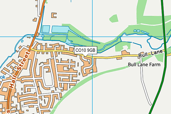 CO10 9GB map - OS VectorMap District (Ordnance Survey) CO10 9GB map - OS VectorMap District (Ordnance Survey)
