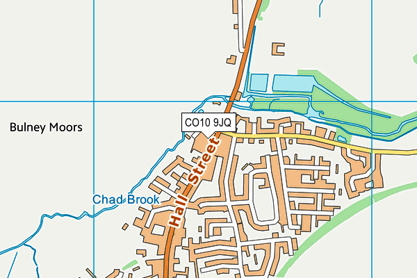 CO10 9JQ map - OS VectorMap District (Ordnance Survey) CO10 9JQ map - OS VectorMap District (Ordnance Survey)