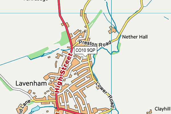 CO10 9QP map - OS VectorMap District (Ordnance Survey) CO10 9QP map - OS VectorMap District (Ordnance Survey)