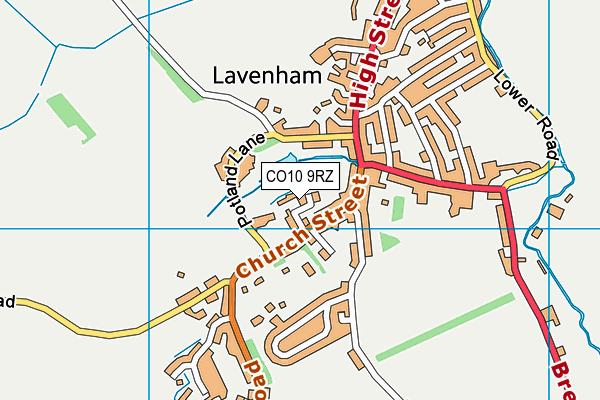 CO10 9RZ map - OS VectorMap District (Ordnance Survey) CO10 9RZ map - OS VectorMap District (Ordnance Survey)