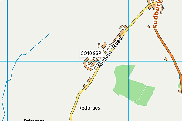 CO10 9SP map - OS VectorMap District (Ordnance Survey) CO10 9SP map - OS VectorMap District (Ordnance Survey)
