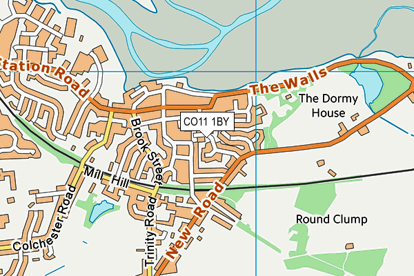 CO11 1BY map - OS VectorMap District (Ordnance Survey) CO11 1BY map - OS VectorMap District (Ordnance Survey)