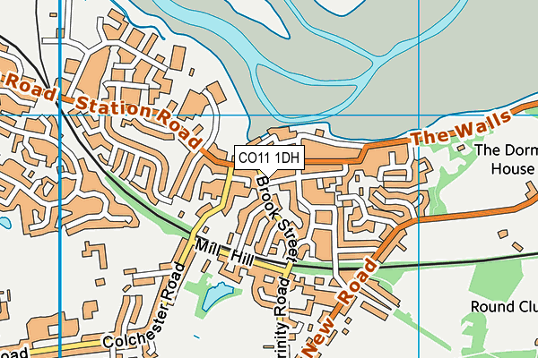 CO11 1DH map - OS VectorMap District (Ordnance Survey) CO11 1DH map - OS VectorMap District (Ordnance Survey)