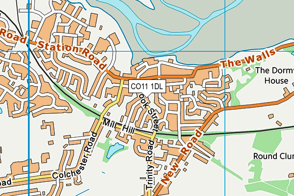 CO11 1DL map - OS VectorMap District (Ordnance Survey) CO11 1DL map - OS VectorMap District (Ordnance Survey)