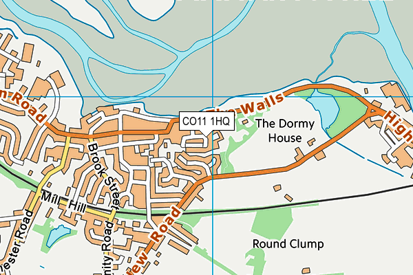 CO11 1HQ map - OS VectorMap District (Ordnance Survey) CO11 1HQ map - OS VectorMap District (Ordnance Survey)